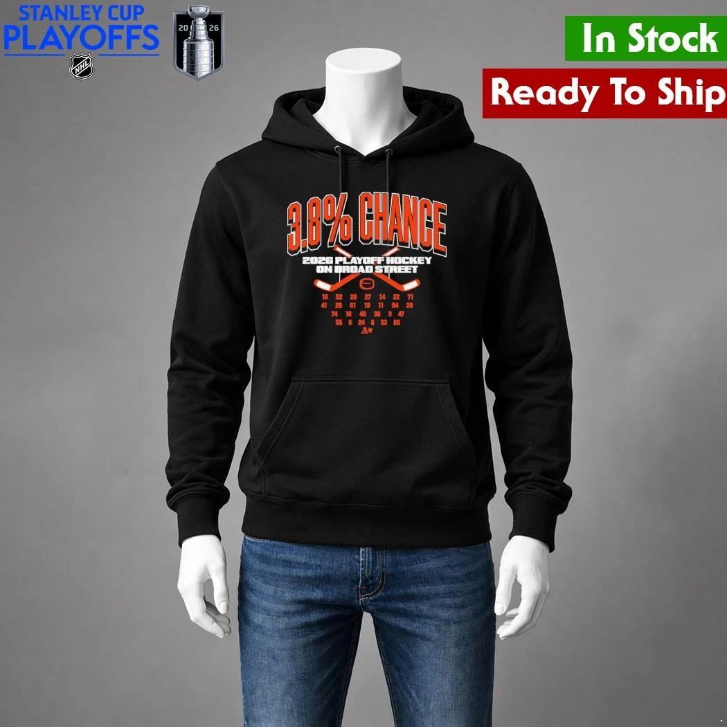Philadelphia Hockey 3.8% Chance Shirt Unisex , , , Long Sleeve Tee