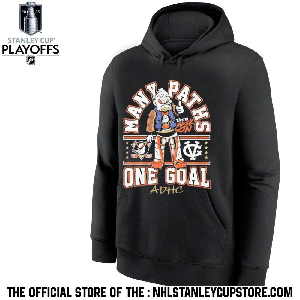Anaheim Ducks Many Paths Time To Mask One Goal Shirt Unisex , , , Long Sleeve Tee