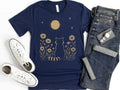 Raccoon Moon Minimalist Boho Comfort Tee Unisex , , , Long Sleeve Tee