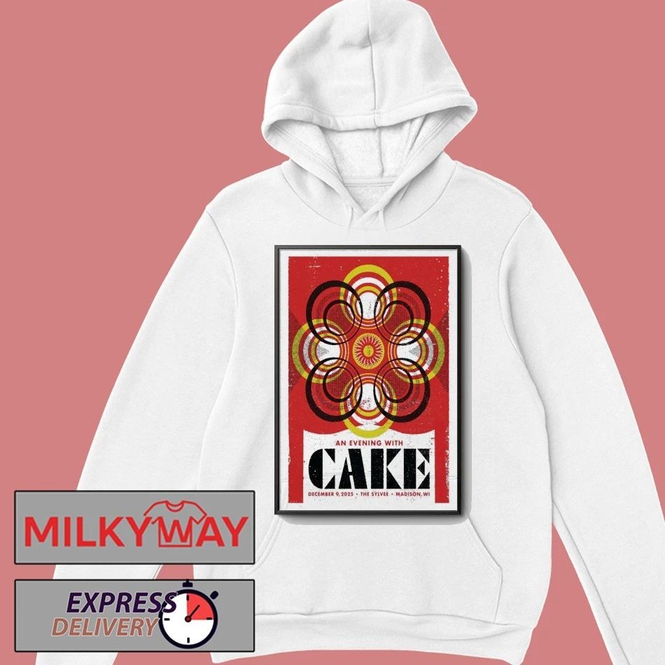 Cake Band The Sylvee, Madison, WI December 09, 2025 Poster shirt Unisex , , , Long Sleeve Tee