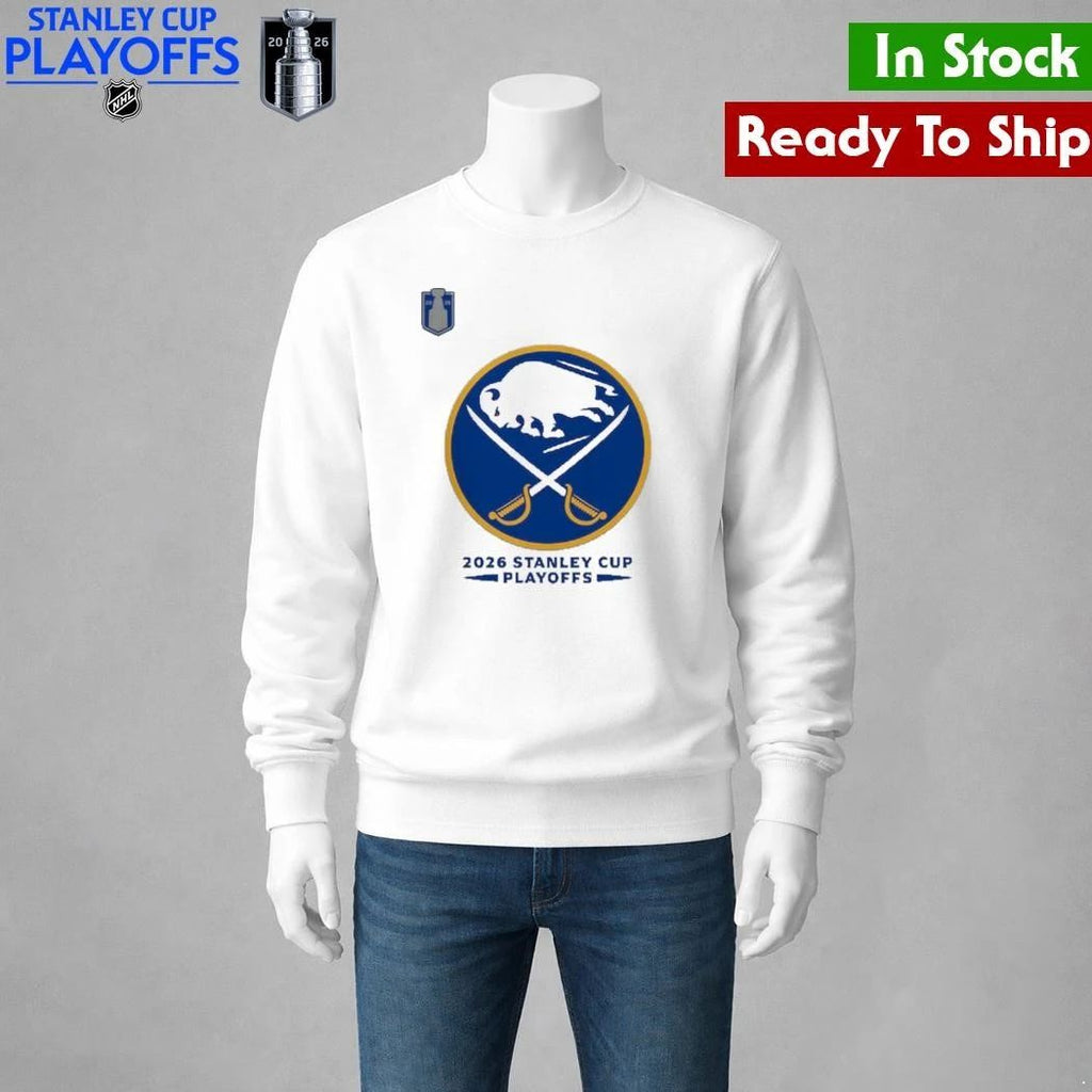 Buffalo Sabres 2026 Stanley Cup Playoffs Rink Performance Shirt Unisex , , , Long Sleeve Tee