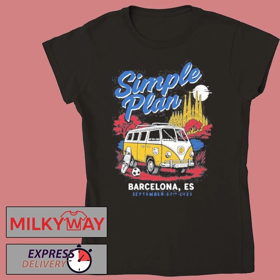 Simple Plan Badalona, ES 2025 Shirt Unisex , , , Long Sleeve Tee