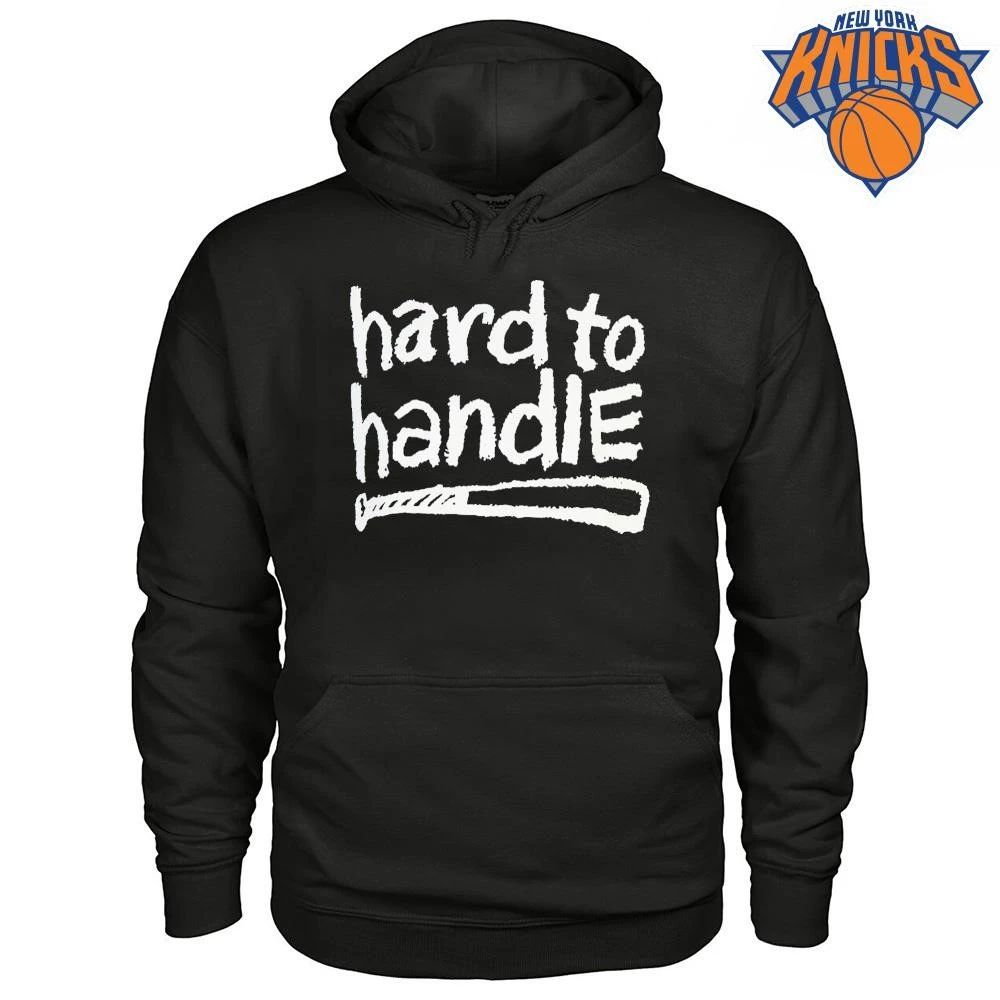 Hard To Handle Baseball Bat Distressed Vintage Style Sports Shirt