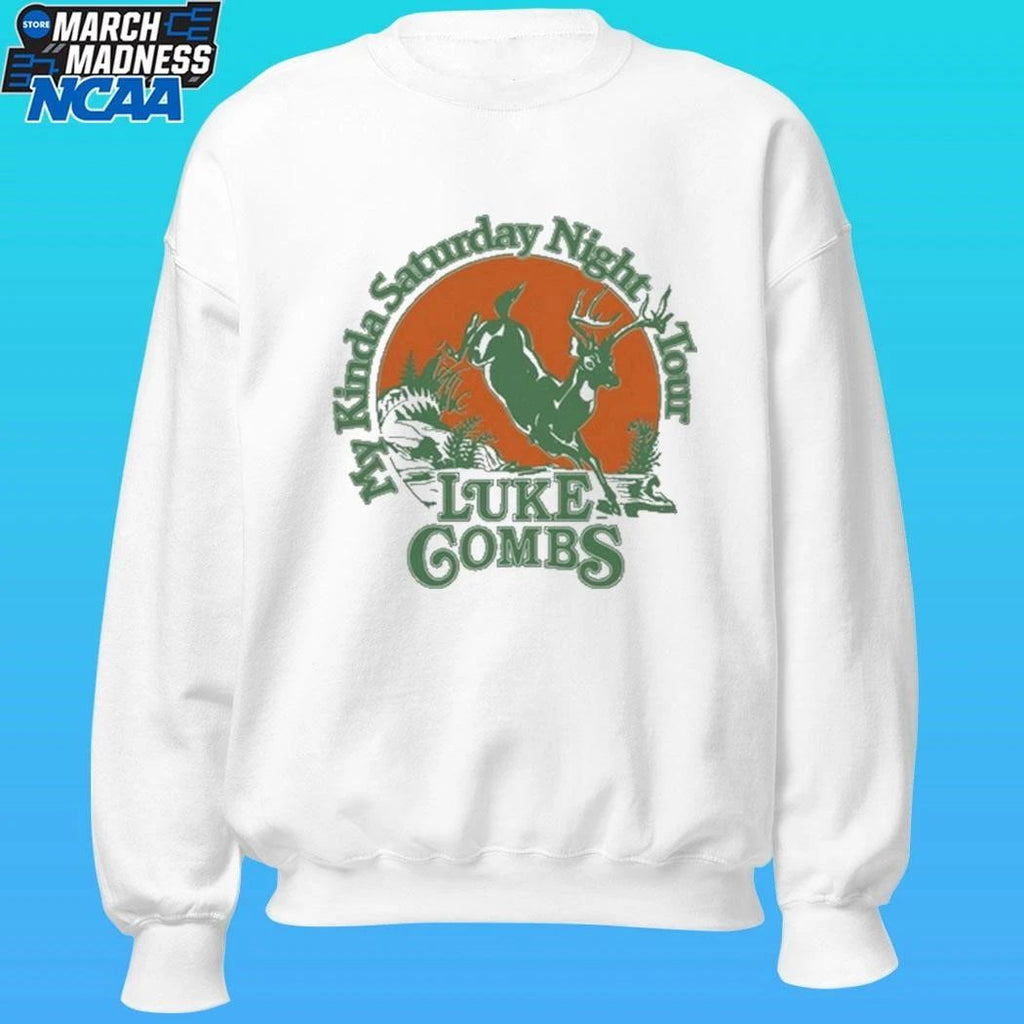 Luke Combs My Kinda Saturday Night Tour 2026 Shirt Unisex , , , Long Sleeve Tee