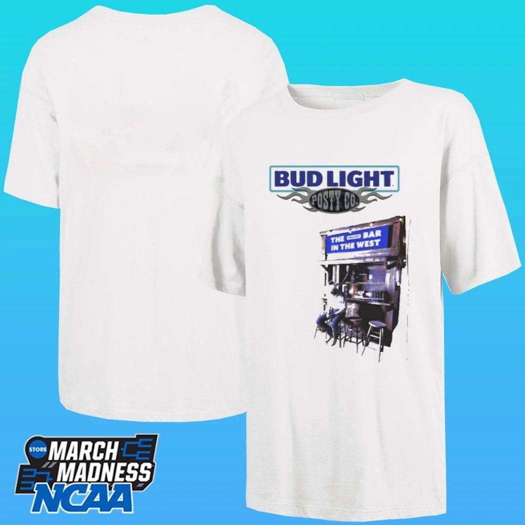 Post Malone Posty Co X Bud Light Shirt Unisex , , , Long Sleeve Tee