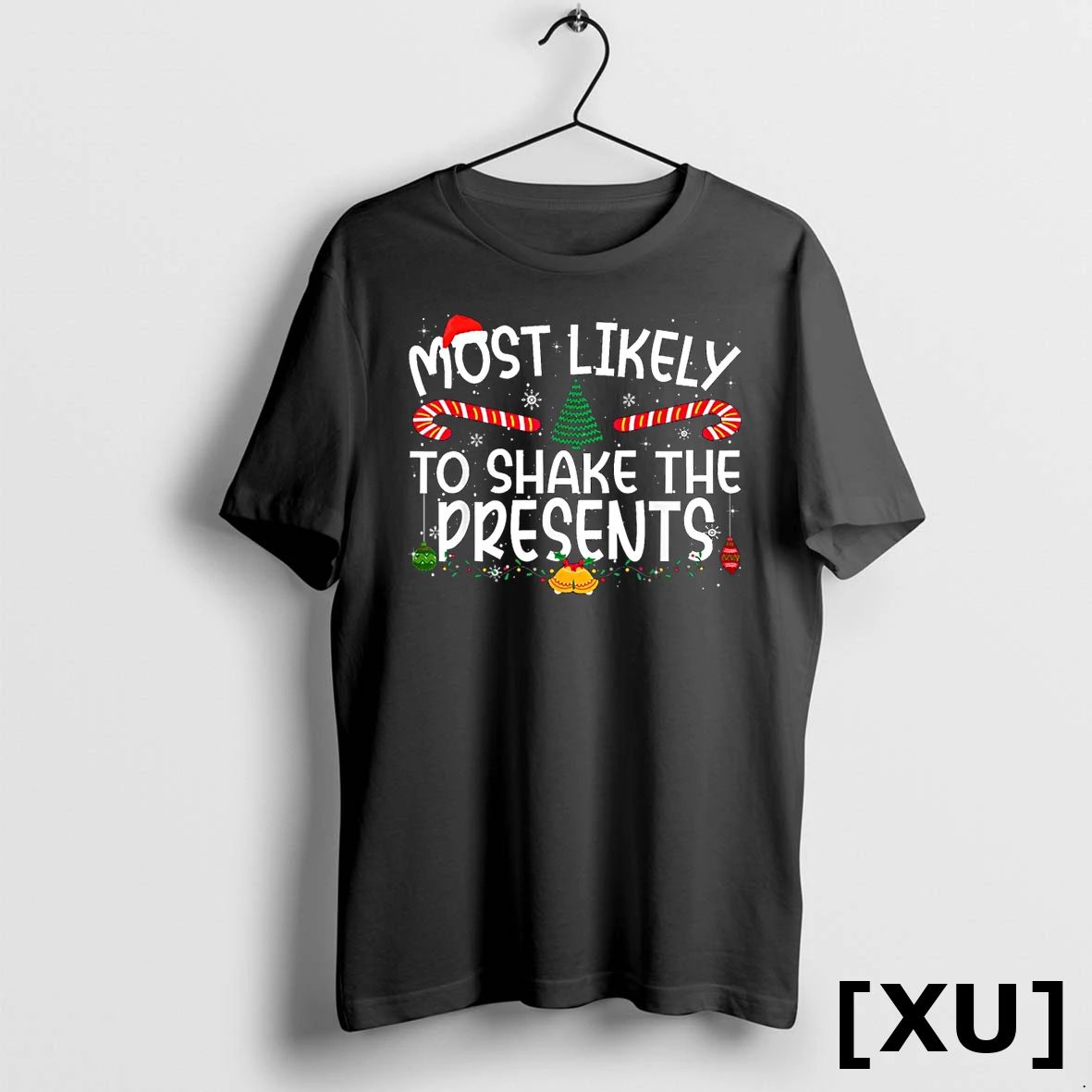 Family Matching Xmas Most Likely To Shake The Presents Tshirts Sweater Unisex , , , Long Sleeve Tee
