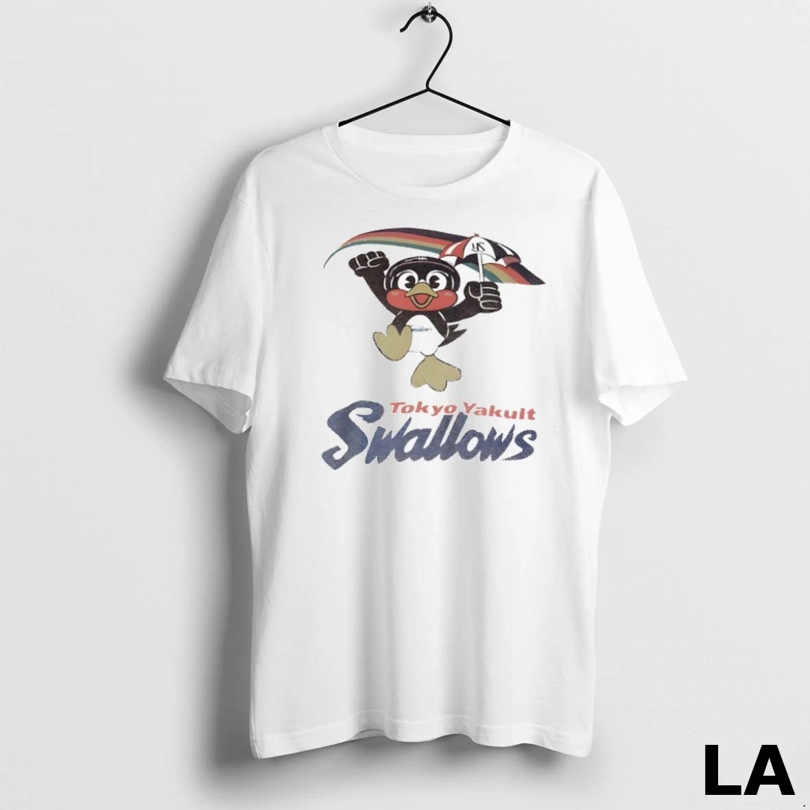 Original Penguin Rainbow Tokyo Yakult Swallows Unisex , , , Long Sleeve Tee