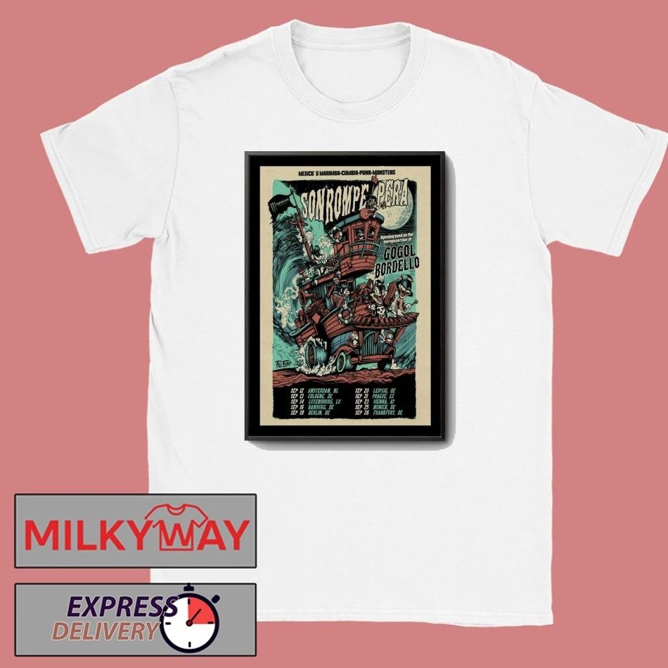 Poster Son Rompe Pera & Monster Music September 2025 Tour shirt Unisex , , , Long Sleeve Tee