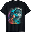 Ethnic Tribal Wolf Boho Feather Native American Hippie Women , Unisex Tee Unisex , , , Long Sleeve Tee