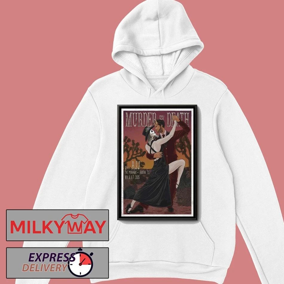Murder By Death 2025 Tour Poster shirt Unisex , , , Long Sleeve Tee