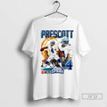 Officials Dak Prescott 4 Dallas Cowboys Football Comic T Shirts Unisex , , , Long Sleeve Tee
