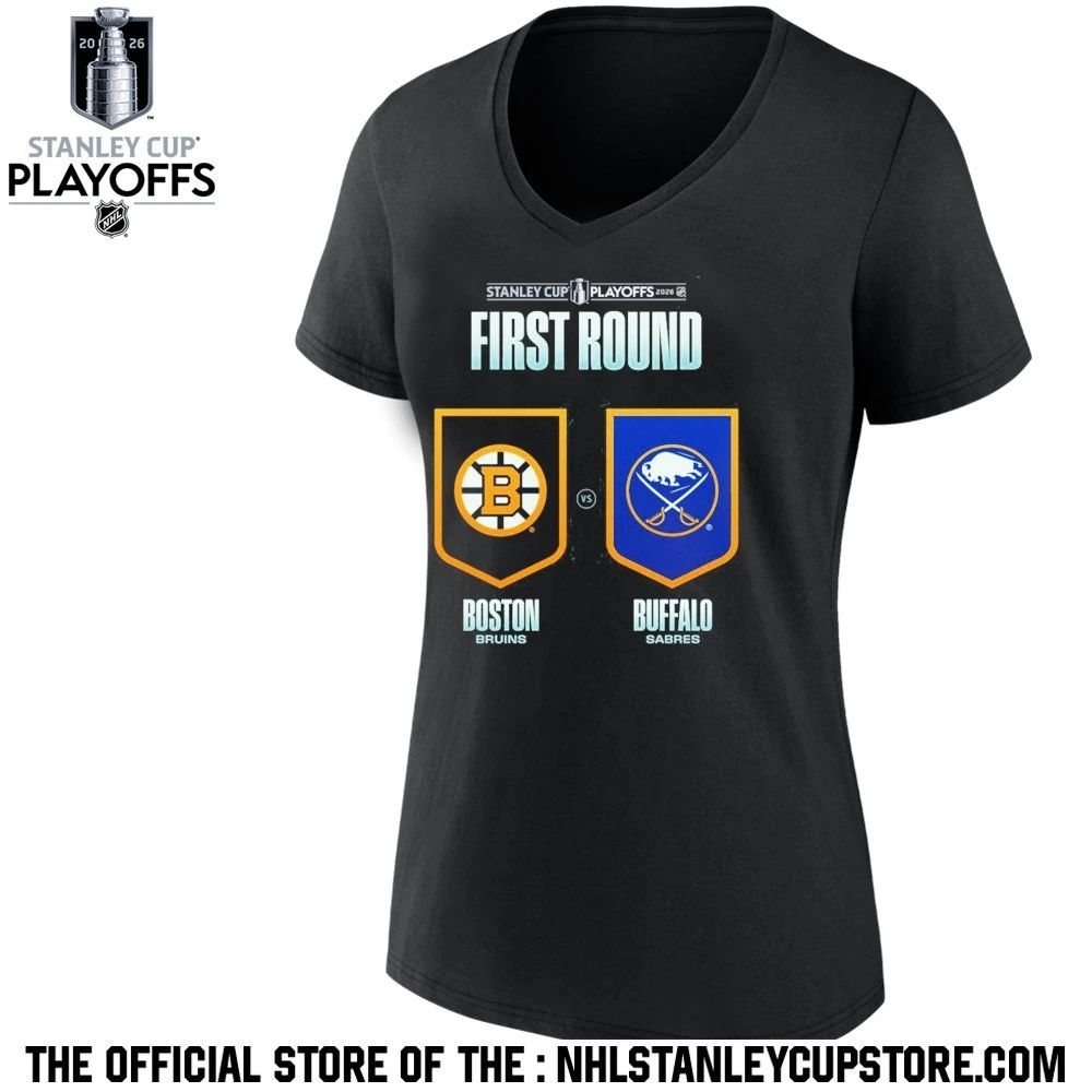 Buffalo Sabres vs Boston Bruins 2026 NHL Stanley Cup Playoffs First Round Shirt Unisex , , , Long Sleeve Tee