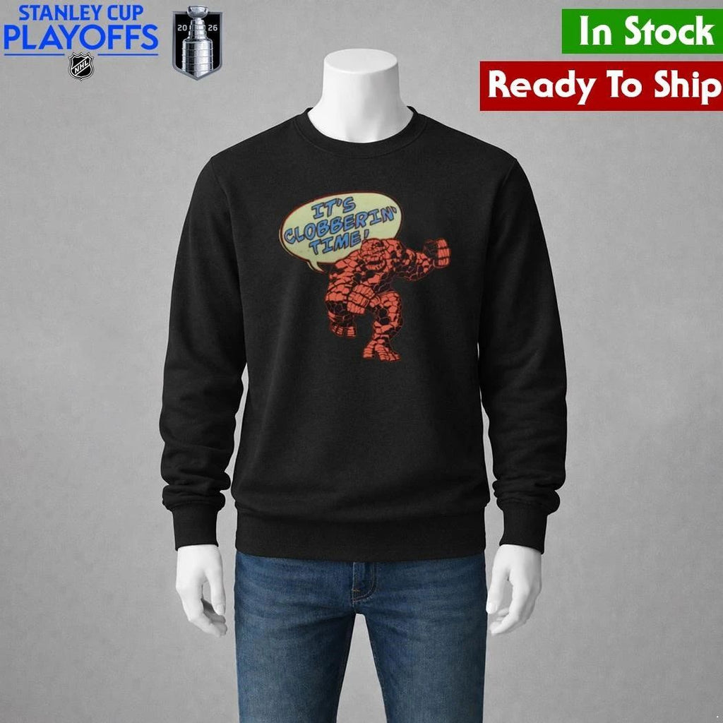 CM Punk Wearing It’s Clobberin Time Shirt Unisex , , , Long Sleeve Tee