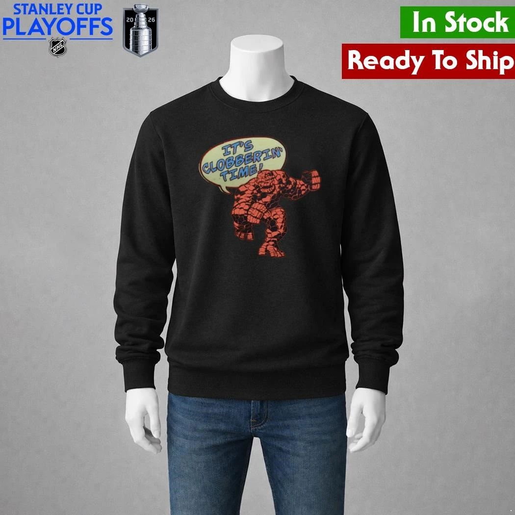 CM Punk Wearing It’s Clobberin Time Shirt Unisex , , , Long Sleeve Tee