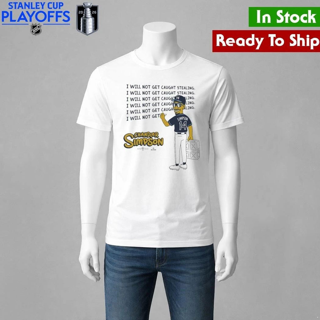 Chandler Simpson I Will Not Get Caught Stealing Shirt Unisex , , , Long Sleeve Tee