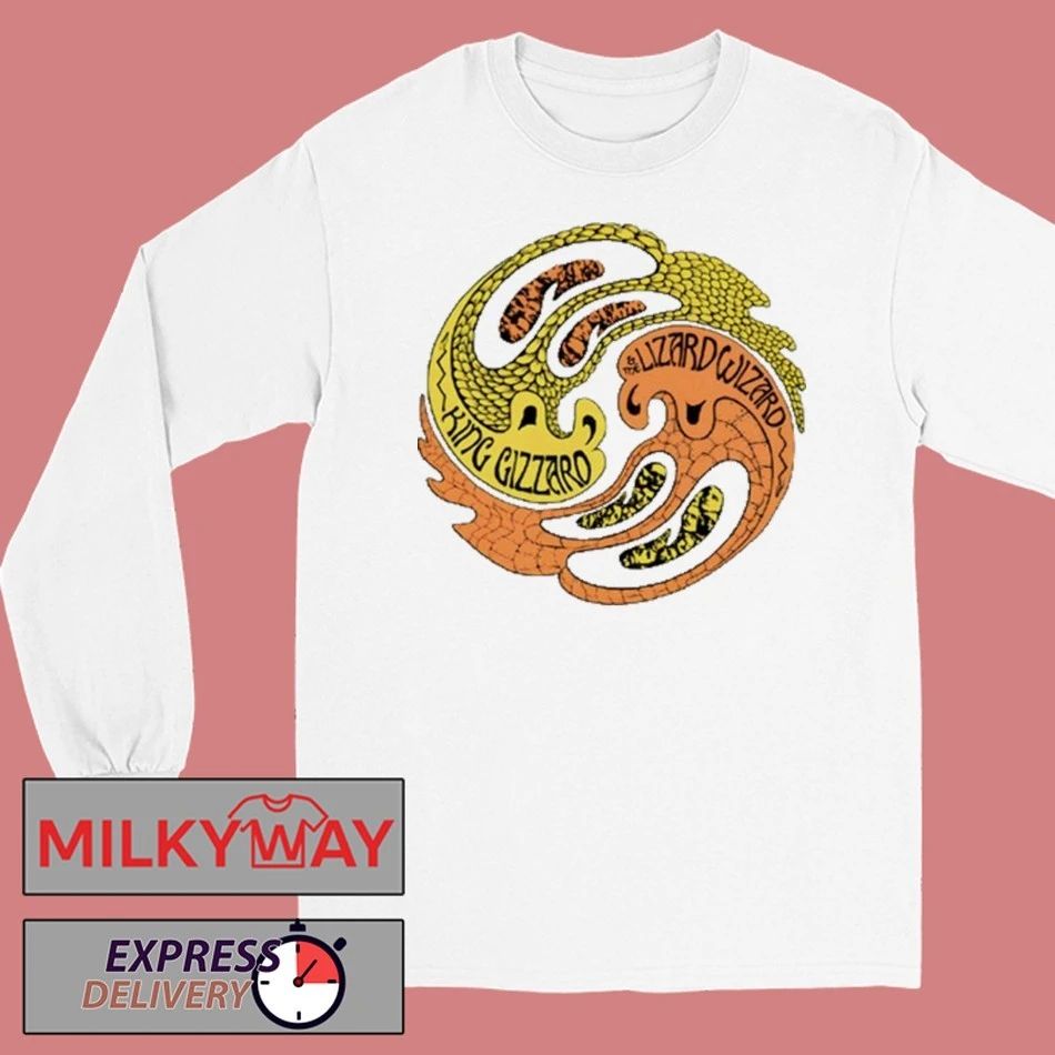 King Gizzard and the Lizard Wizard Ying Yang Shirt Unisex , , , Long Sleeve Tee