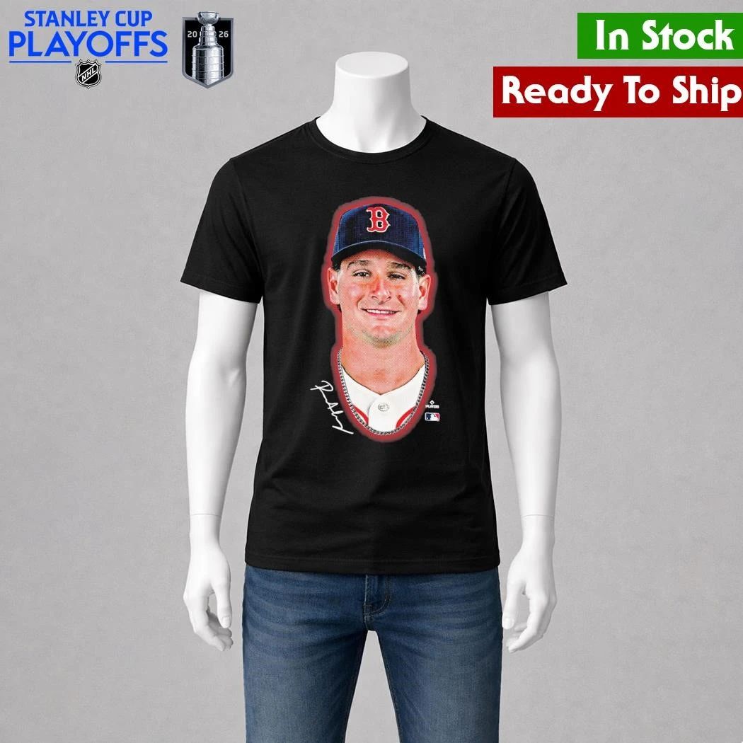 Boston Red Sox Roman Anthony Outerstuff Black Headliner Shirt Unisex , , , Long Sleeve Tee
