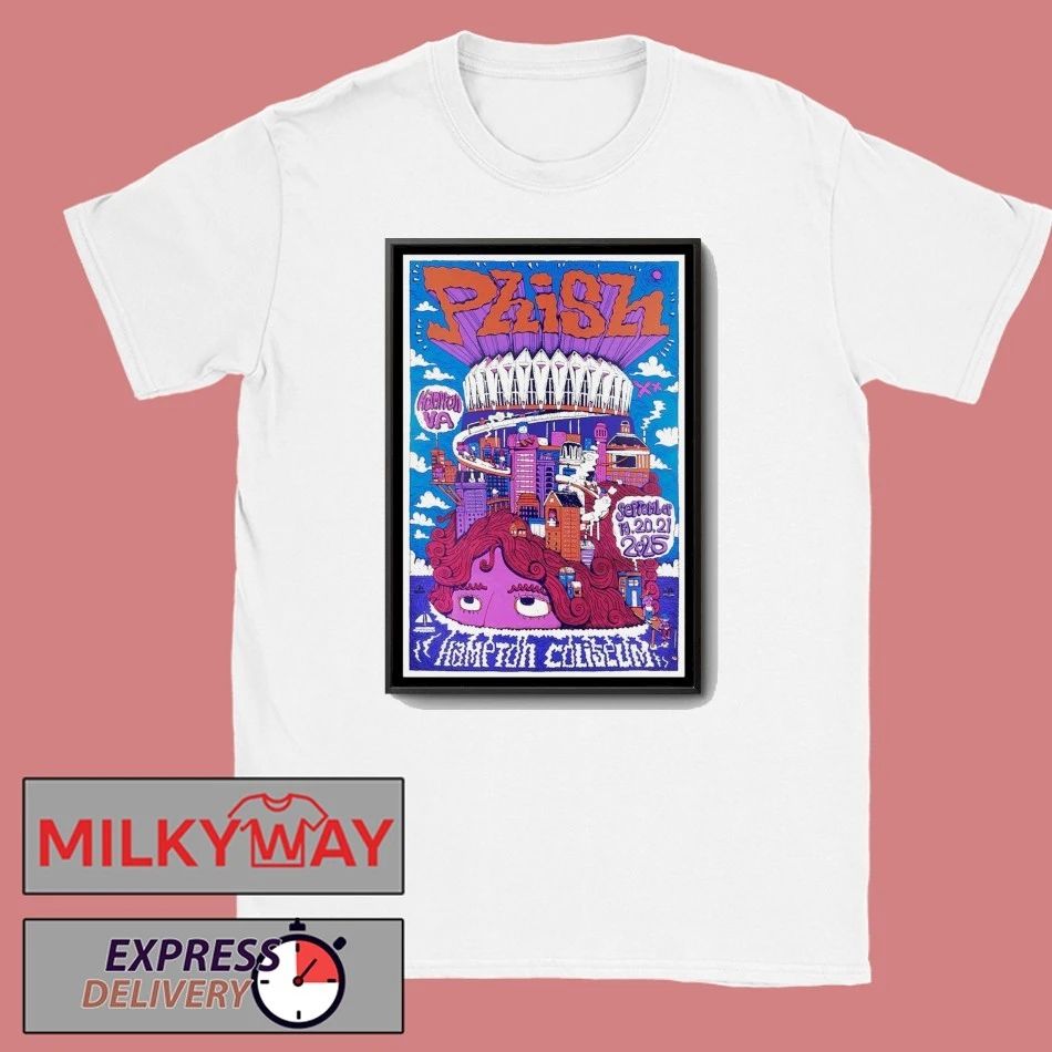 Phish Hampton Coliseum Sept 2025 Poster shirt Unisex , , , Long Sleeve Tee