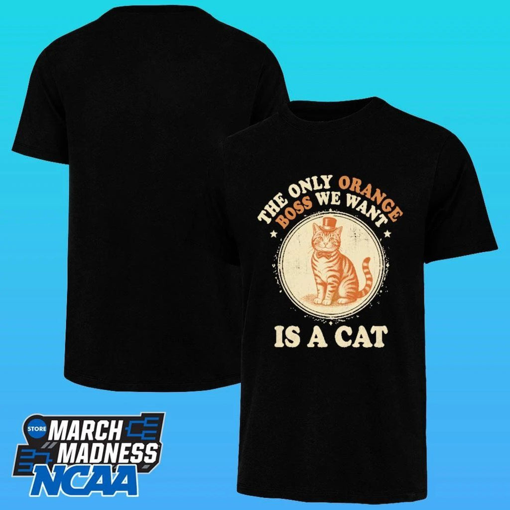 Jimmy Kimmel The Only Orange Boss We Want Is A Cat Shirt Unisex , , , Long Sleeve Tee