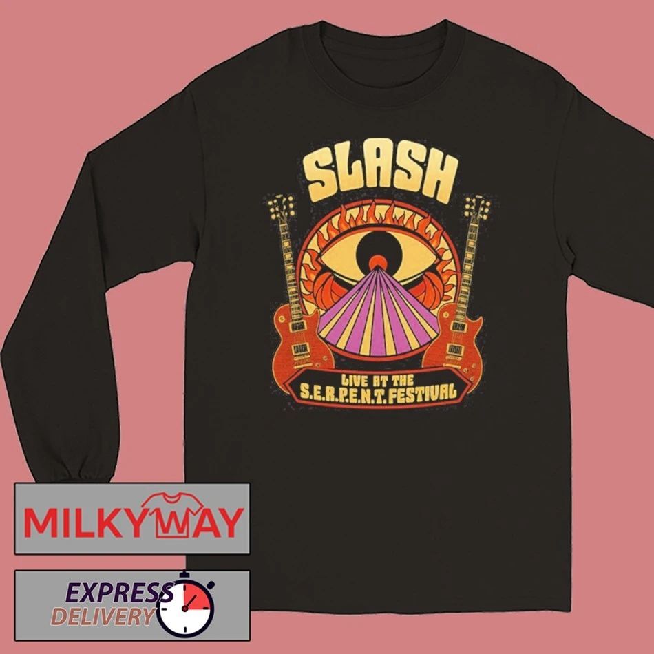 Slash Live at the S.E.R.P.E.N.T. Festival Unisex , , , Long Sleeve Tee