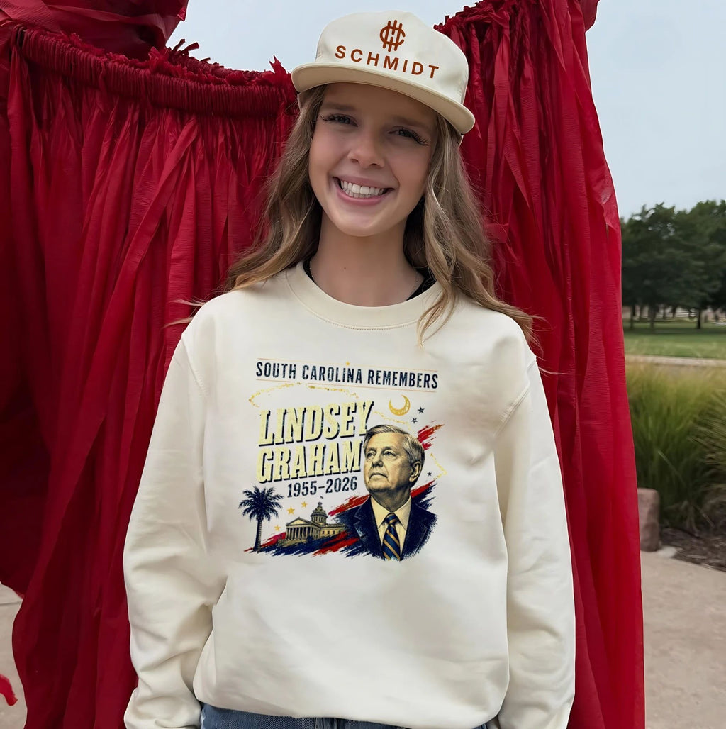 Lindsey Graham South Carolina Remembers 1955-2026 Tribute shirt