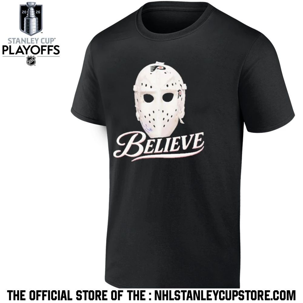 Philadelphia Flyers Believe Mask Shirt Unisex , , , Long Sleeve Tee