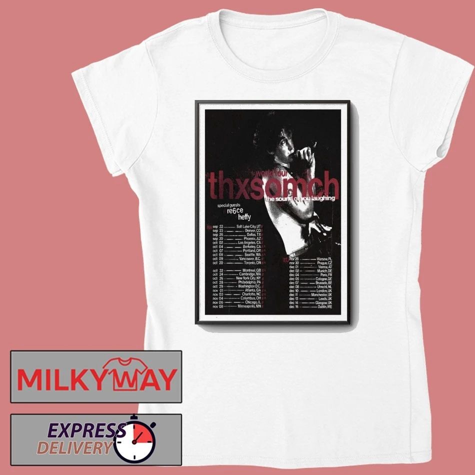 ThxSoMch World Tour 2025 Poster shirt Unisex , , , Long Sleeve Tee