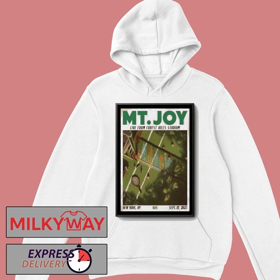 Mt. Joy Sept 19, 2025 Forest Hills Stadium, New York, NY Poster shirt Unisex , , , Long Sleeve Tee