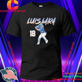 Luis Lara Slugger Swing Number 18 Shirt