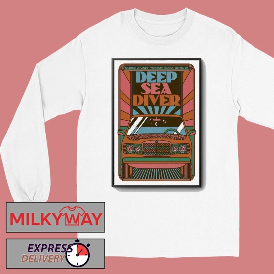 Deep Sea Diver Tour Seattle, WA 28 Nov 2025 Poster shirt Unisex , , , Long Sleeve Tee