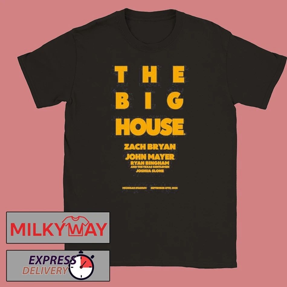 Zach Bryan Big House 2025 Shirt Unisex , , , Long Sleeve Tee