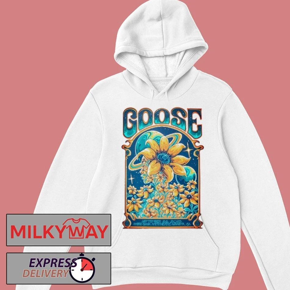 Goose Sep 26 2025 Ameris Bank Amphitheatre Shows shirt Unisex , , , Long Sleeve Tee