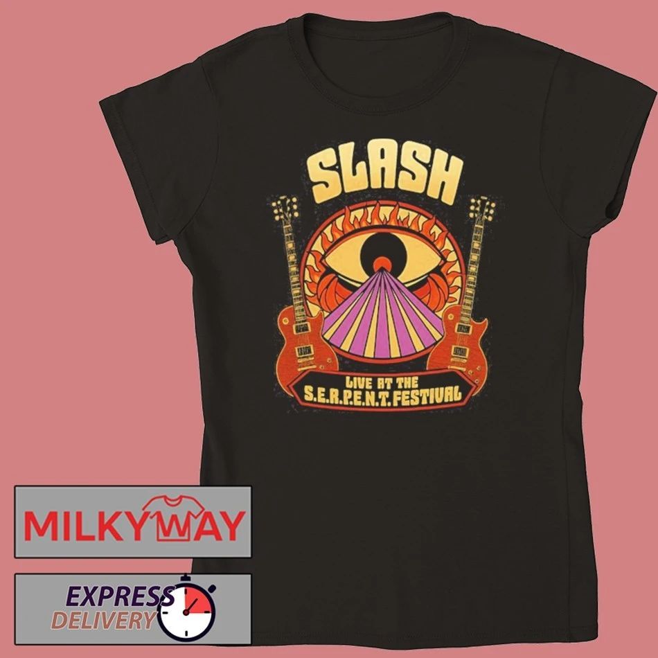 Slash Live at the S.E.R.P.E.N.T. Festival Unisex , , , Long Sleeve Tee