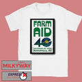 Farm Aid 40 September 20, 2025 Minneapolis, MN Poster shirt Unisex , , , Long Sleeve Tee