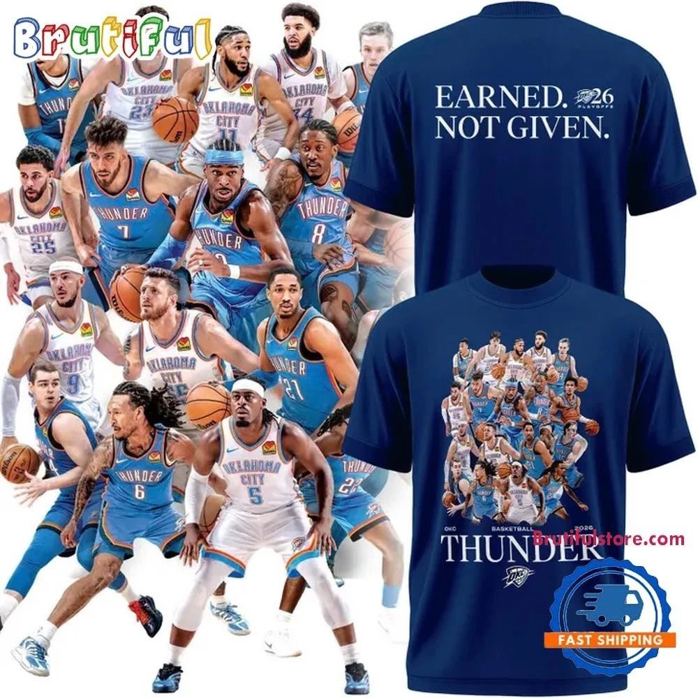 2026 Oklahoma City Thunder Playoffs All Shirt Unisex , , , Long Sleeve Tee