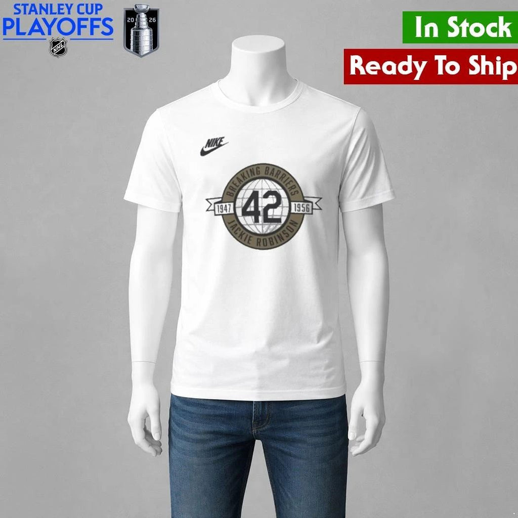 Dodgers Madness Jackie Robinson Breaking Barriers Shirt Unisex , , , Long Sleeve Tee