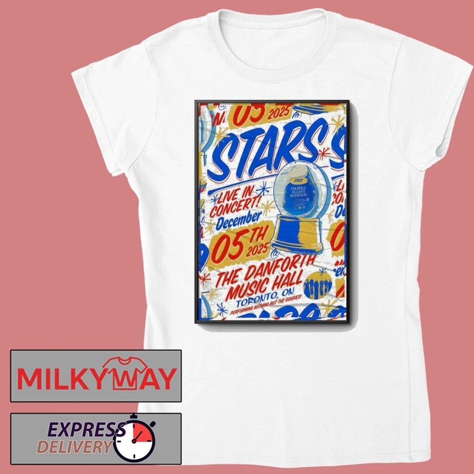 Stars Dec 5 2025 The Danforth Music Hall In Toronto ON Poster shirt Unisex , , , Long Sleeve Tee