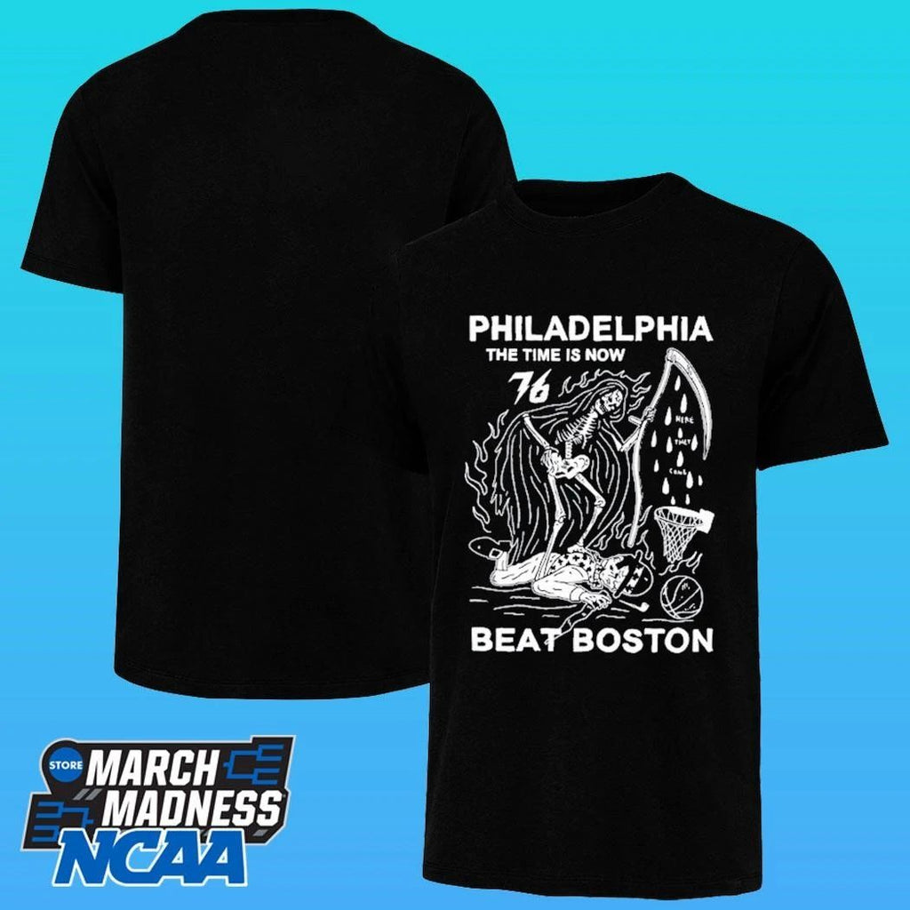 Philadelphia The Time Is Now Beat Boston 2026 Shirt Unisex , , , Long Sleeve Tee
