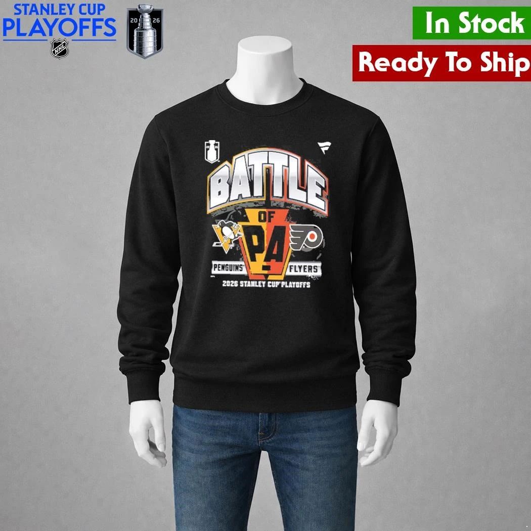 Philadelphia Flyers vs. Pittsburgh Penguins Battle of Pennsylvania Legacy Shirt Unisex , , , Long Sleeve Tee
