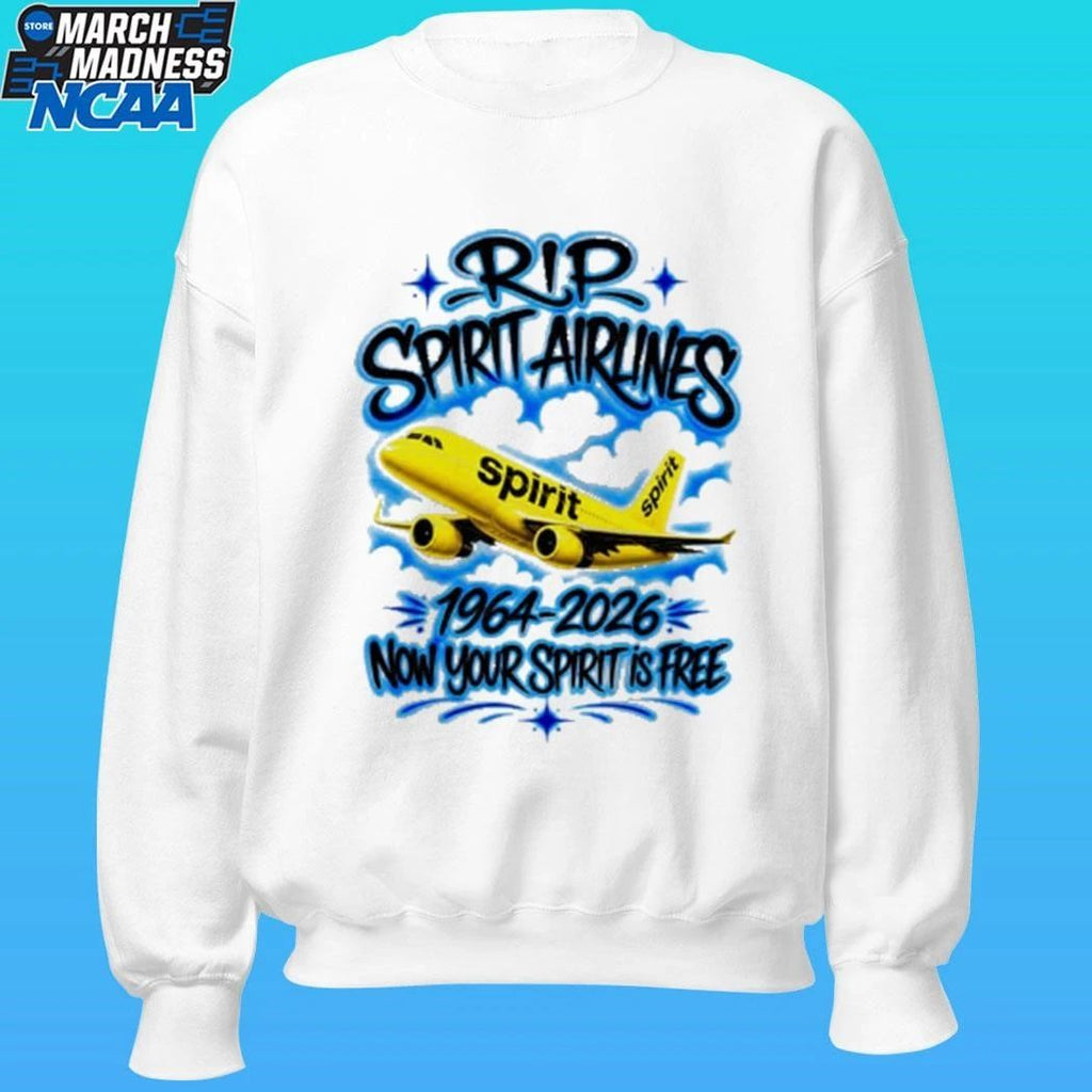 Rip Spirit Airlines 1964 2026 Now Your Spirit Is Here Shirt Unisex , , , Long Sleeve Tee