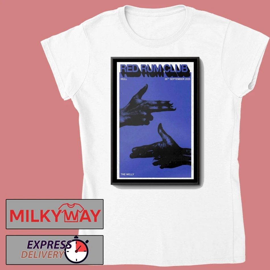 Red Rum Club Tour Hull 2025 Poster shirt Unisex , , , Long Sleeve Tee