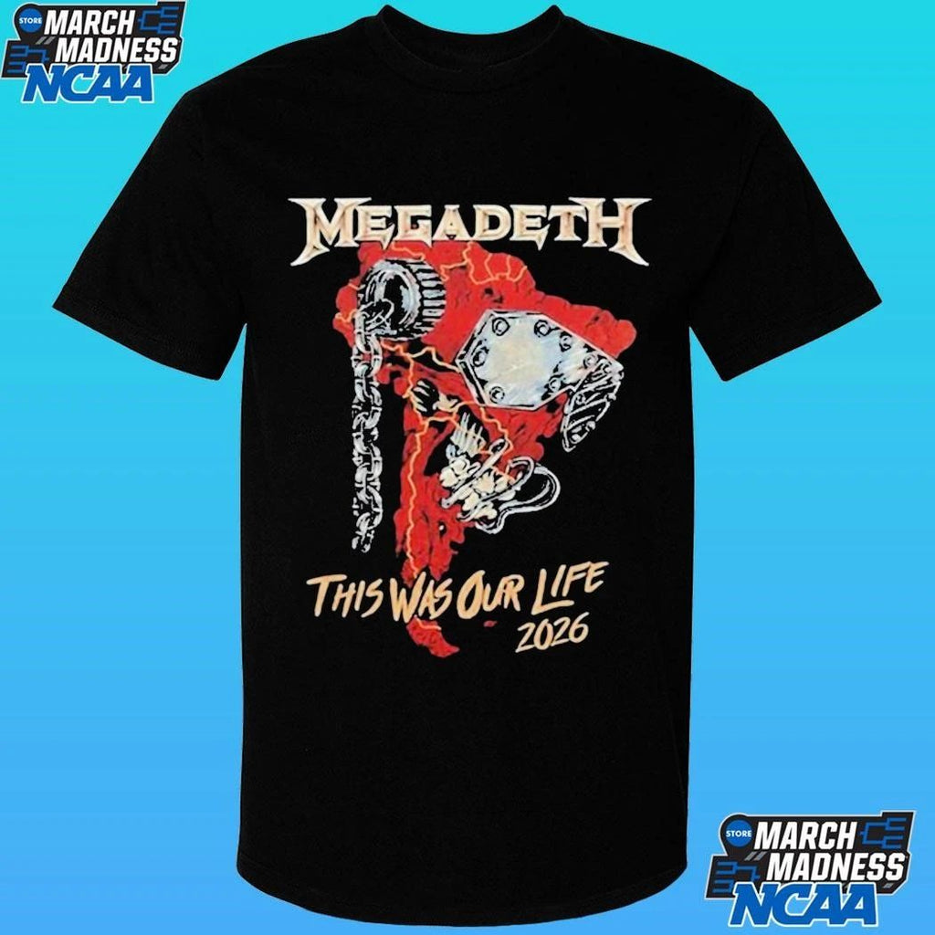 Megadeth This Was Our Life Tour 2026 Shirt Unisex , , , Long Sleeve Tee