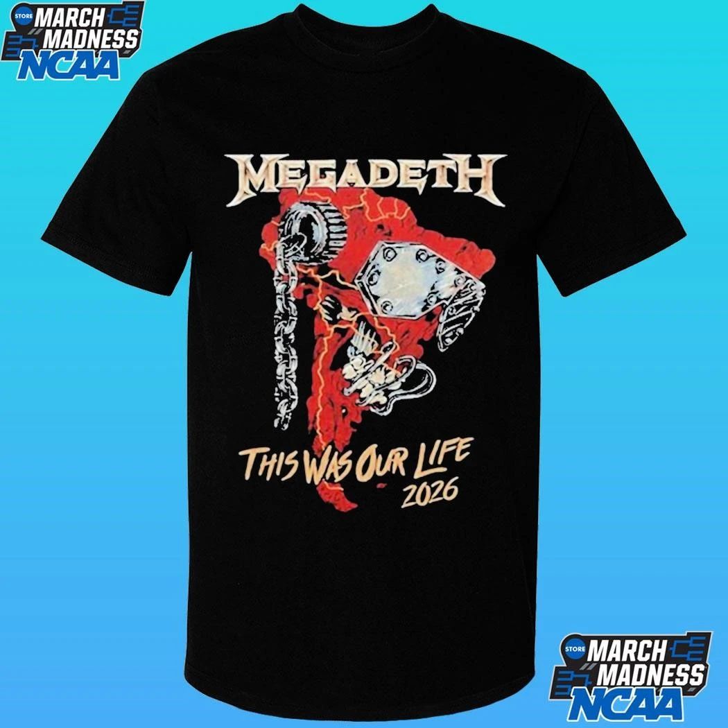 Megadeth This Was Our Life Tour 2026 Shirt Unisex , , , Long Sleeve Tee
