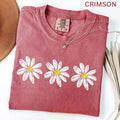 Daisy Boho Floral Comfort Tee Shirt Women's Flower Graphic Unisex , , , Long Sleeve Tee