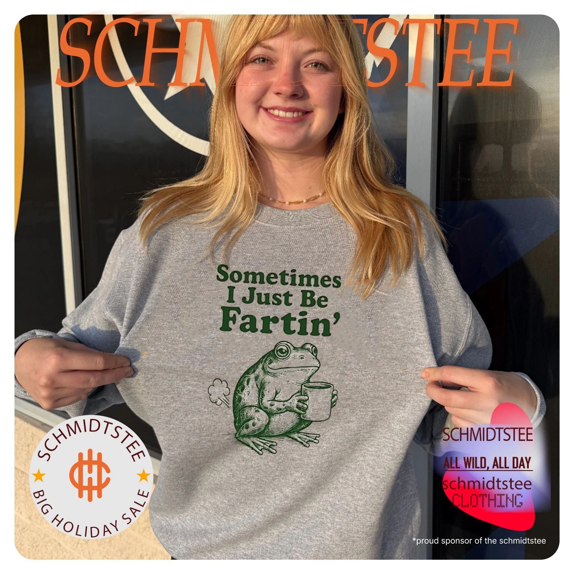 Frog sometimes I just be fartin’ funny shirt