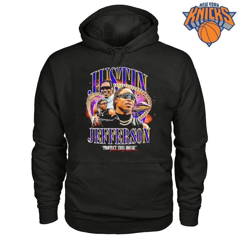 Justin Jefferson Protect This House Vintage 90s Bootleg Rap shirt