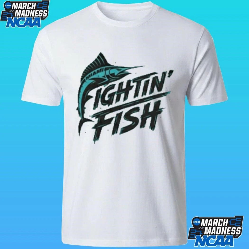 Miami Fighting’ Fish Shirt Unisex , , , Long Sleeve Tee