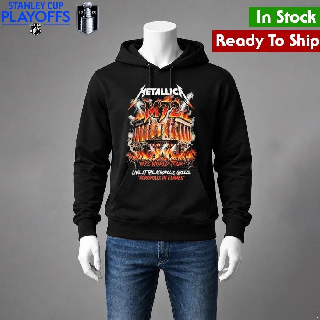 Metallica M72 World Tour Athens Show At Olympic Stadium Greece Athens Invasion On May 9 2026 Shirt