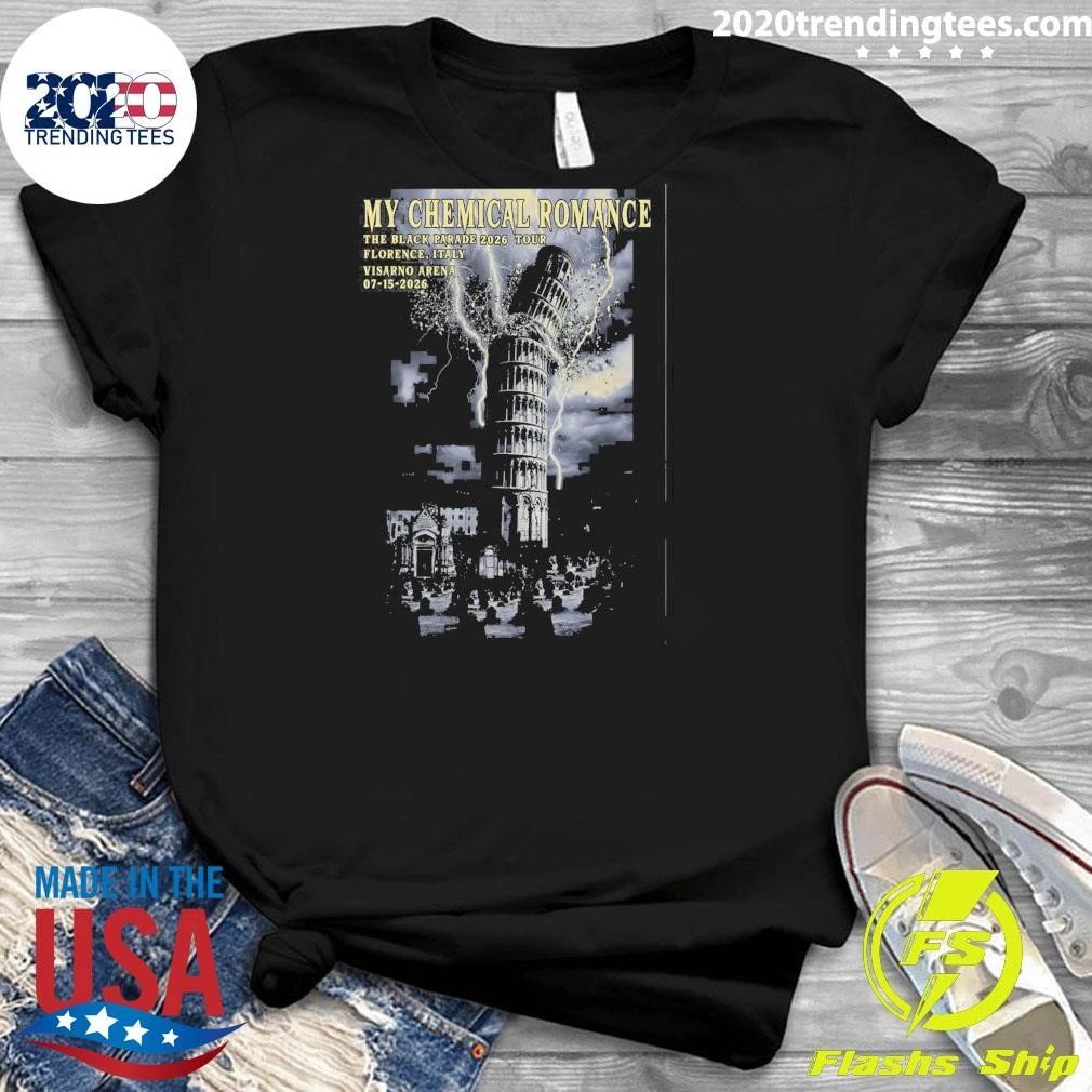 My Chemical Romance Visarno Arena In Florence Italy July 15 2026 Shirt