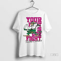 Officials Notre Dame Fighting Irish Mascot Tackle Cancer Your Fight Is Our Fight Ladies Unisex , , , Long Sleeve Tee